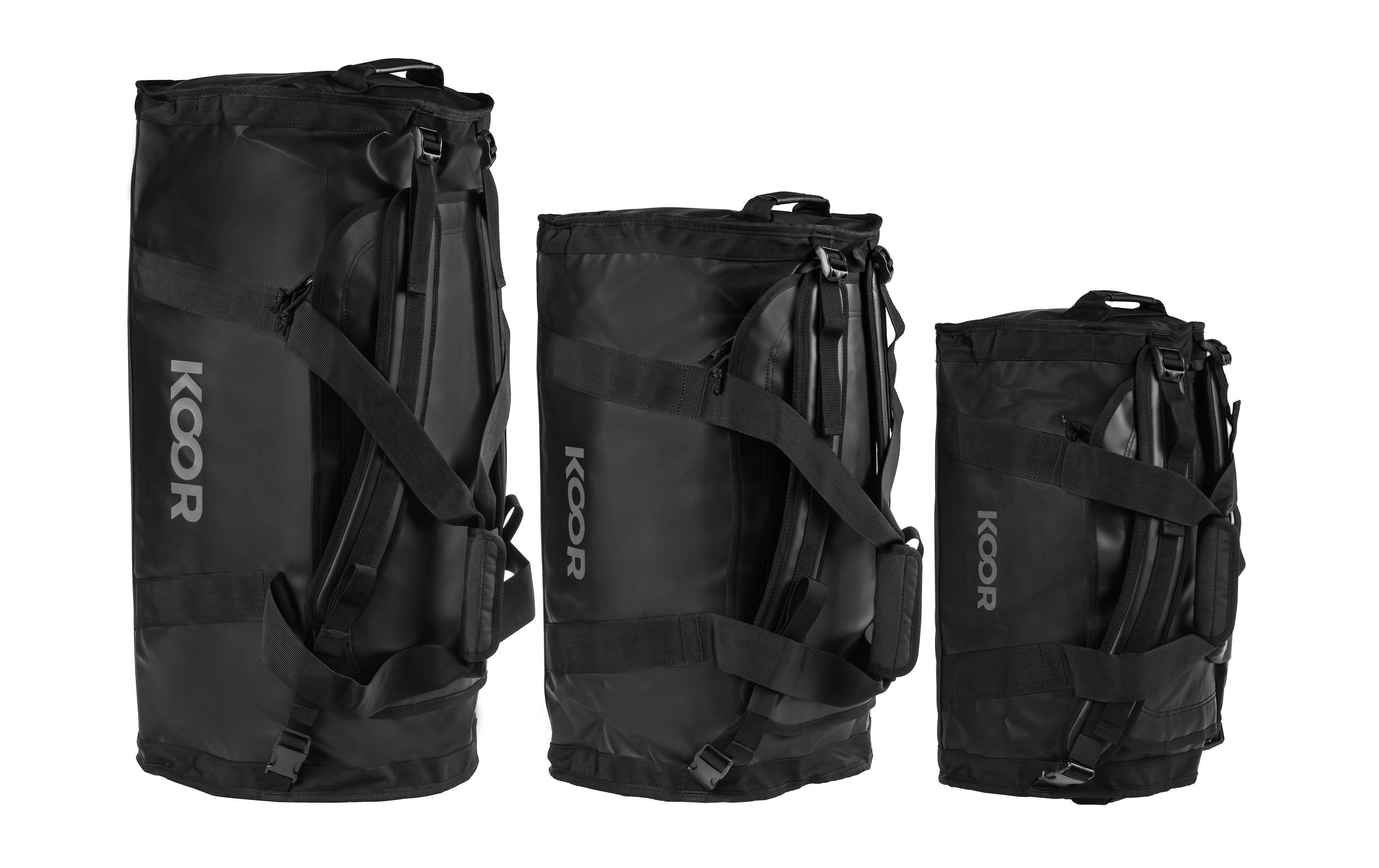 Duffle Bag Sooma 30 l, SchwarzWasserabweisende Reisetasche