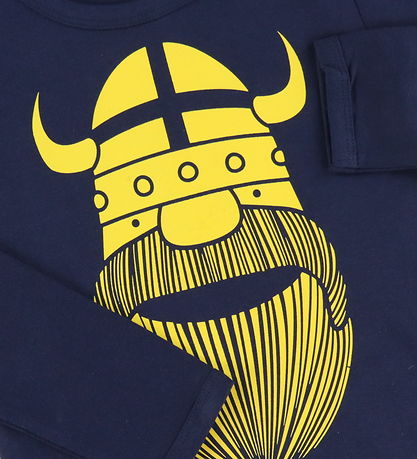 Danefæ Bluse - Organic Danebasic - Dk Navy Erik