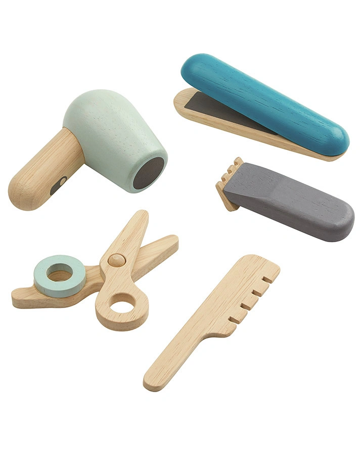 Holz-Spielzeug FRISEUR-SET 6-teilig
