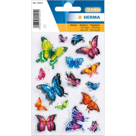HERMA 15515 Sticker MAGIC Schmetterling 3D Flügel