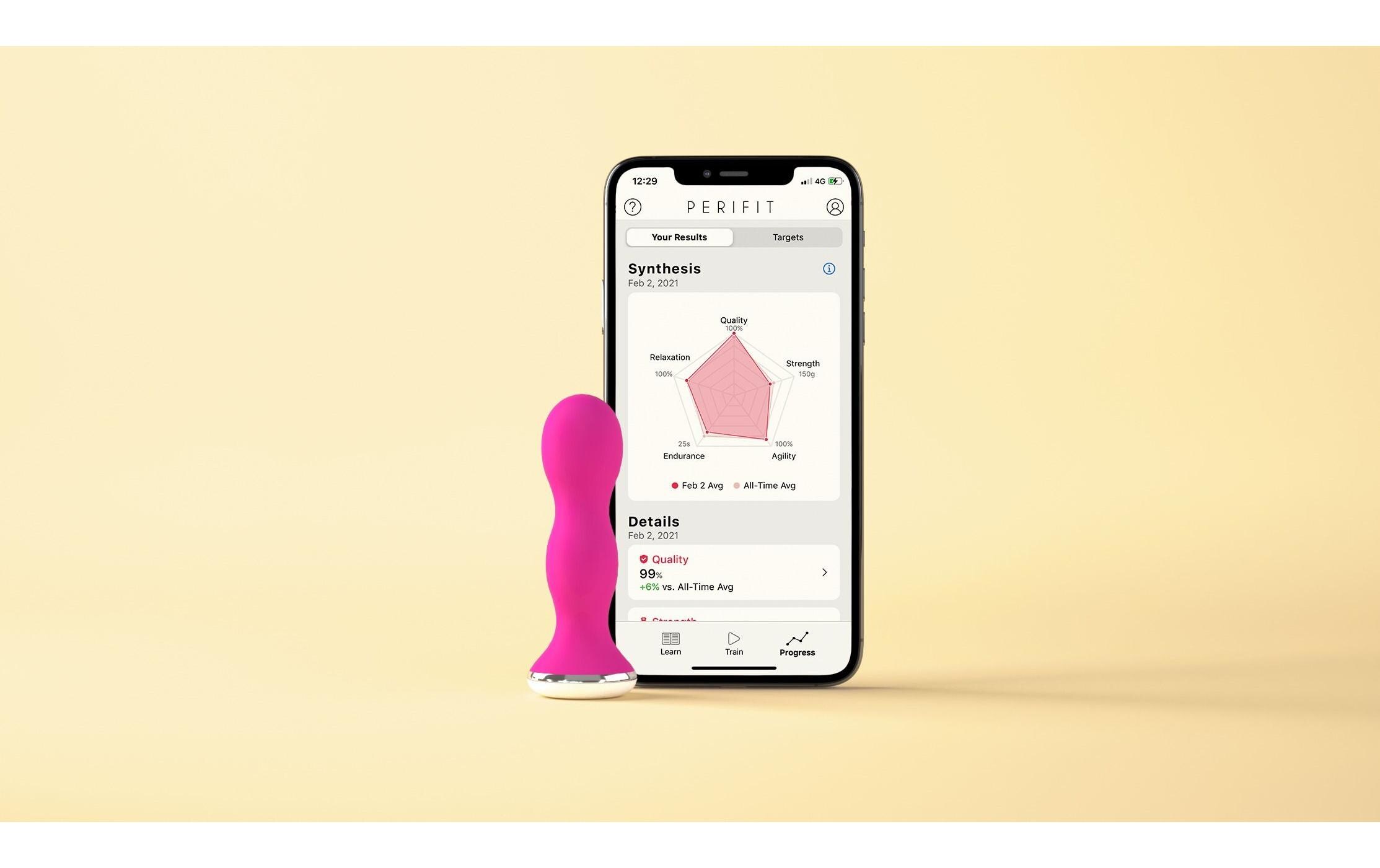 Beckenbodentrainer, Rosa<br>Kegel-Trainer für einen stärkeren Beckenboden