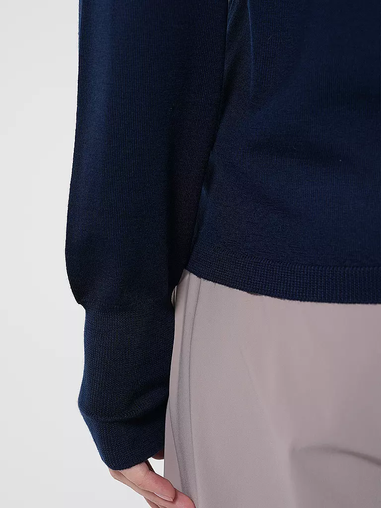 ASPESI Rollkragenpullover  dunkelblau