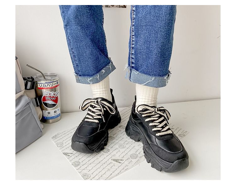 caneik - Platform veterschoenen