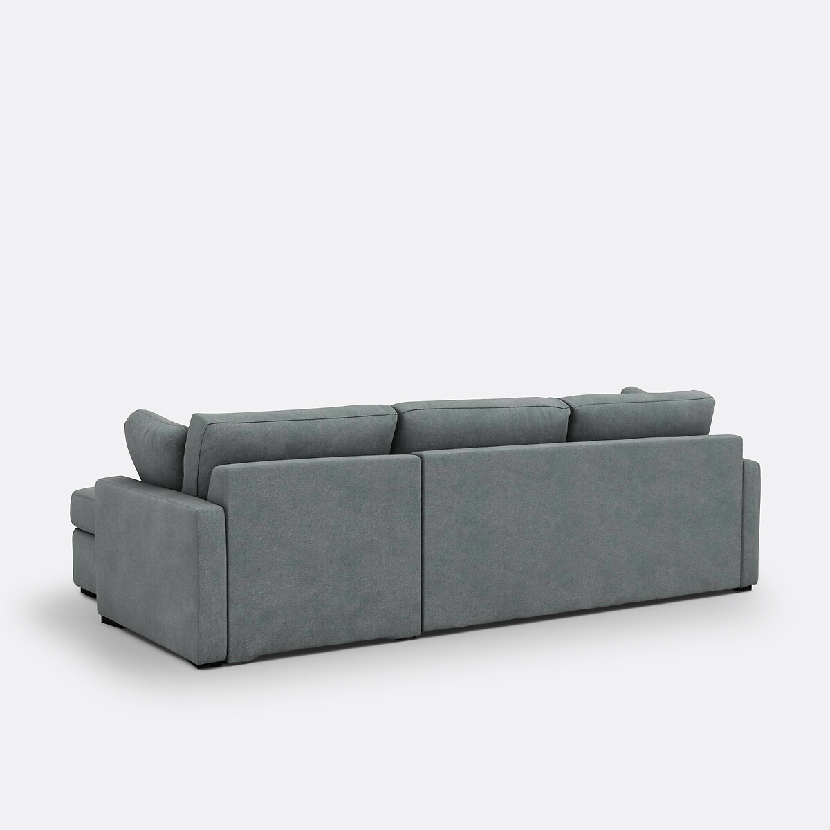 LA REDOUTE INTERIEURS<br>Sofá de canto tecido texturizado, Bultex, Timor