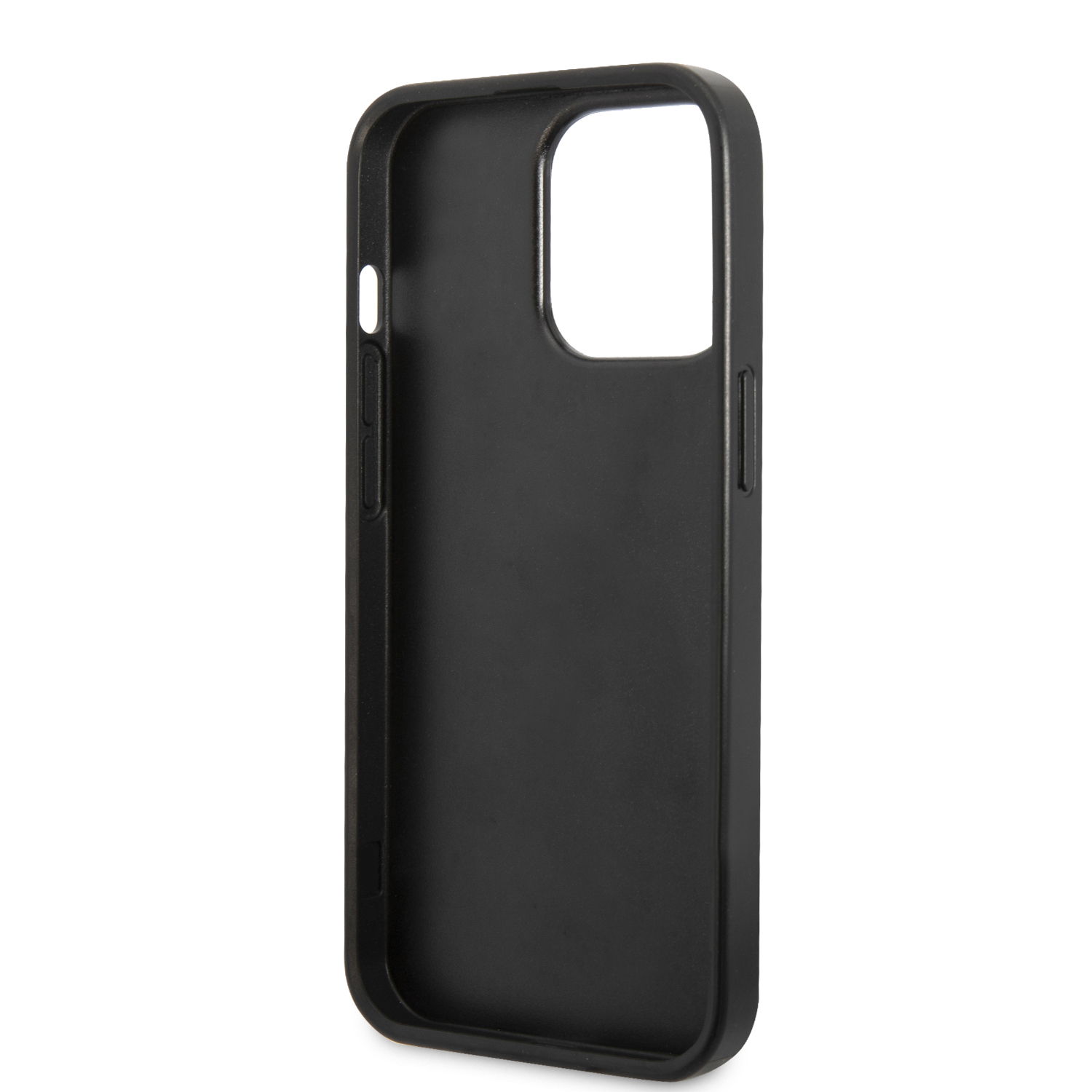 iPhone 14 Pro Max Hardcase Hülle Glitter Script (GUHCP14XHGGSHK) - Schwarz / Transparent