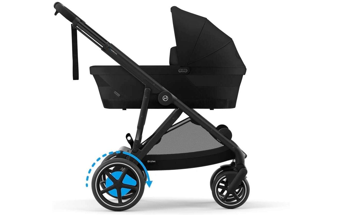 Kinderwagen eGazelle S Schwarz<br>Elektrischer Kinderwagen mit 20 Kombinationen