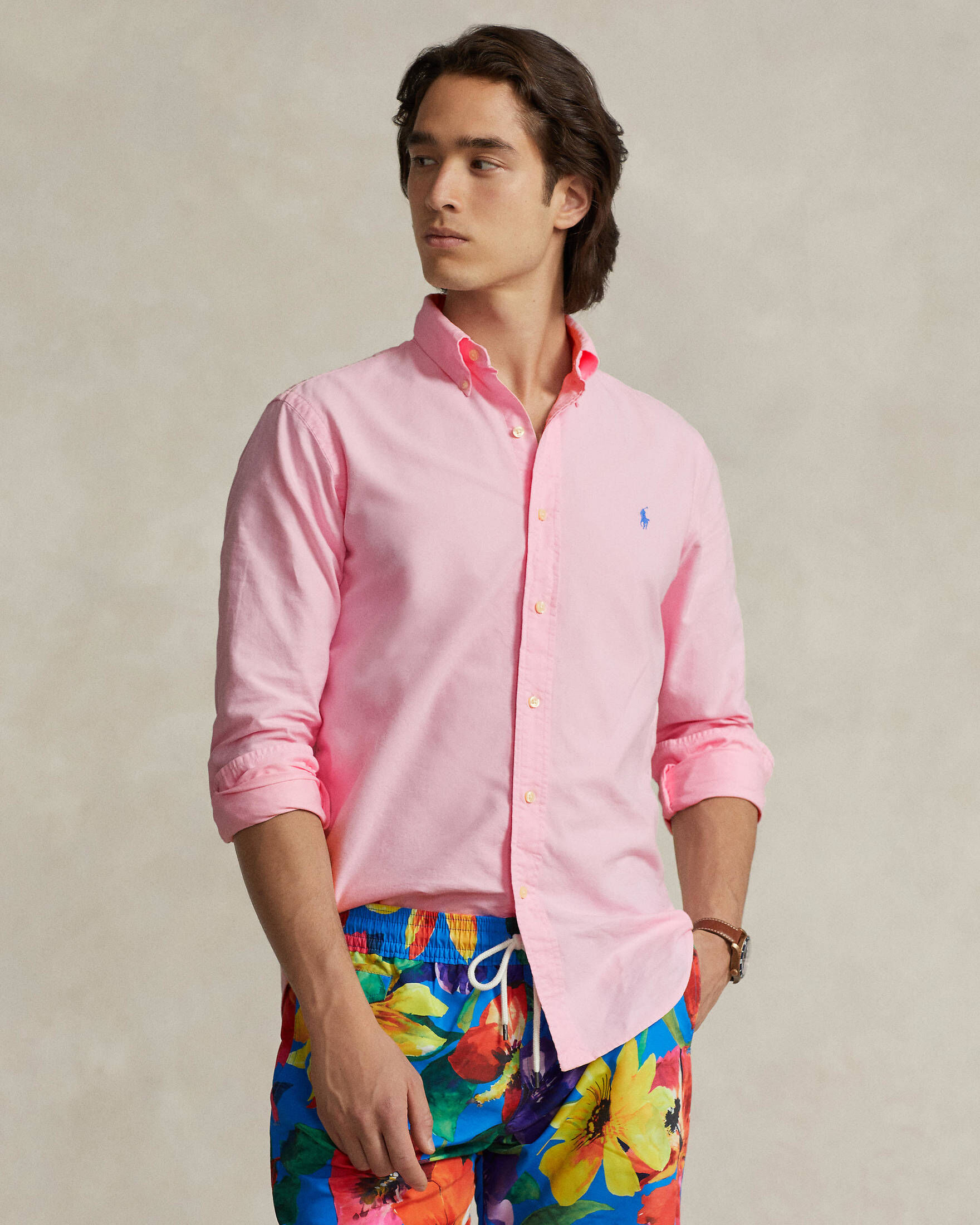Polo Ralph Lauren| Herren Hemd Custom Fit Langarm