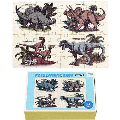 Rex london mini puzzel prehistoric land - 48st