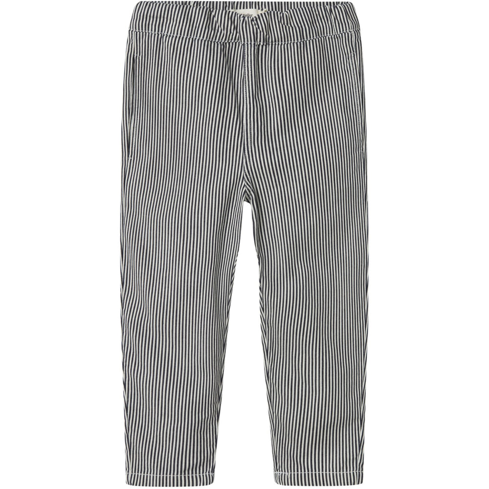 Køb Lil'Atelier Dark Blue Denim White Nmmkasper Loose Twi Bukser 4021-Cm Lil