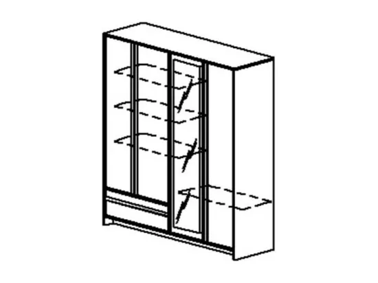 Chambre Adulte Complète (160*200) N°1 - FIP
