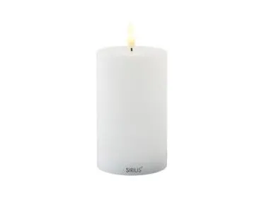 Sirius Sille Outdoor Bloklys Hvid - H 12,5 cm