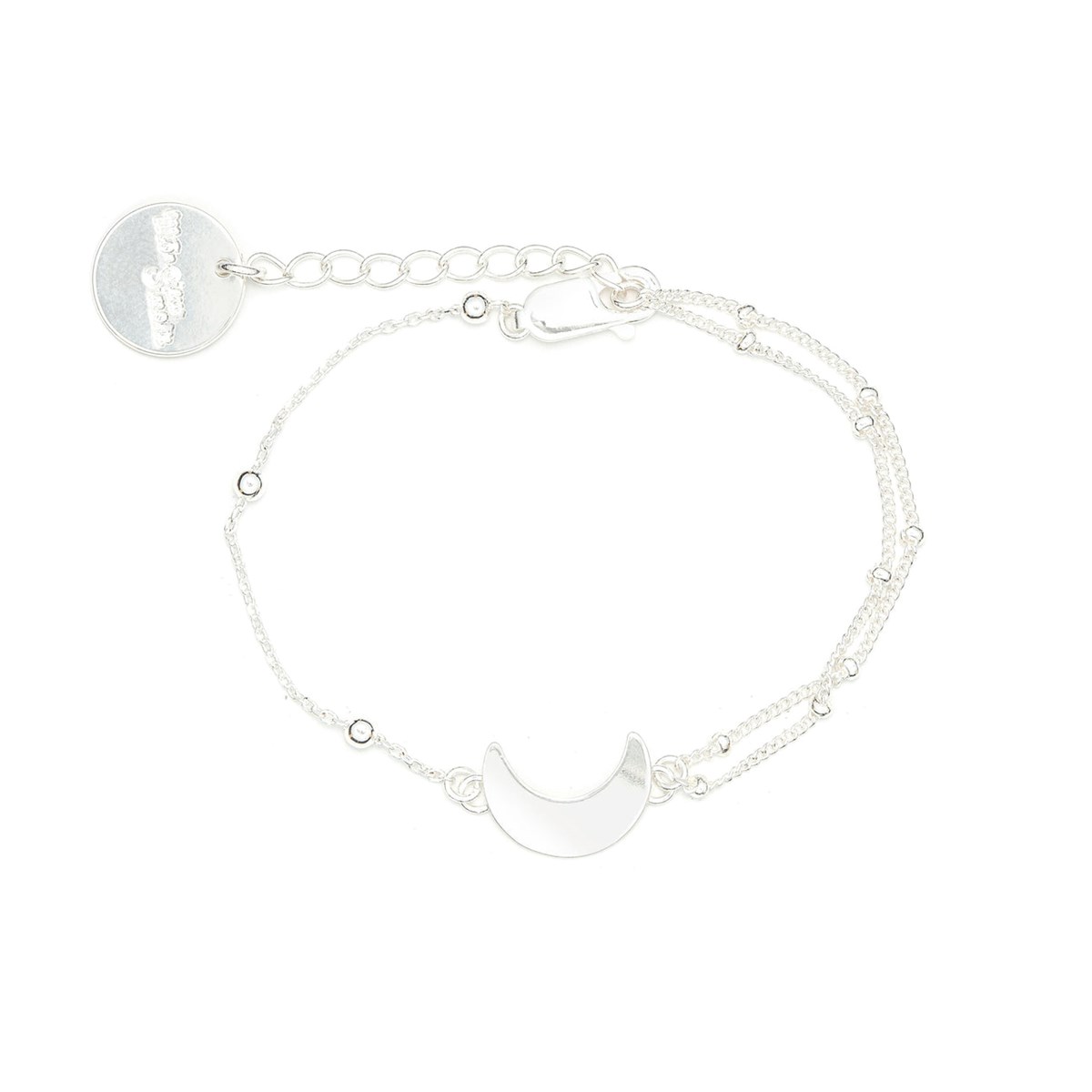 bracelet lune plaqué argent - SÉLÉNÉ