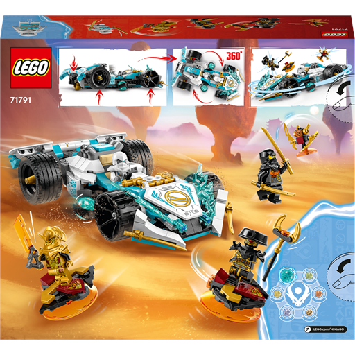 LEGO Ninjago Zanes Dragekraft-Spinjitzu Racerbil - 71791
