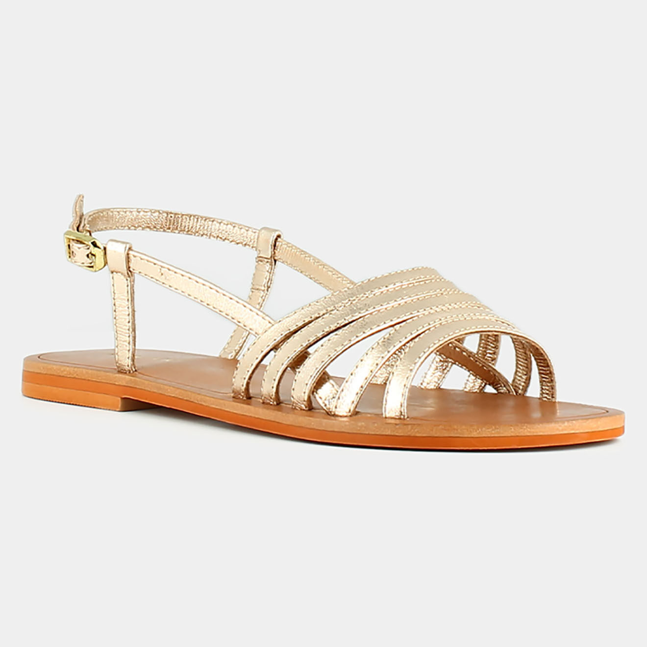 Jonak Sandales en Cuir Wroom platine