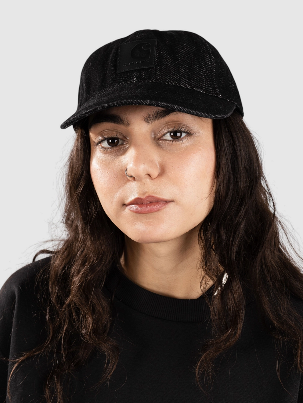 Carhartt WIP Lincoln Cap black bleached