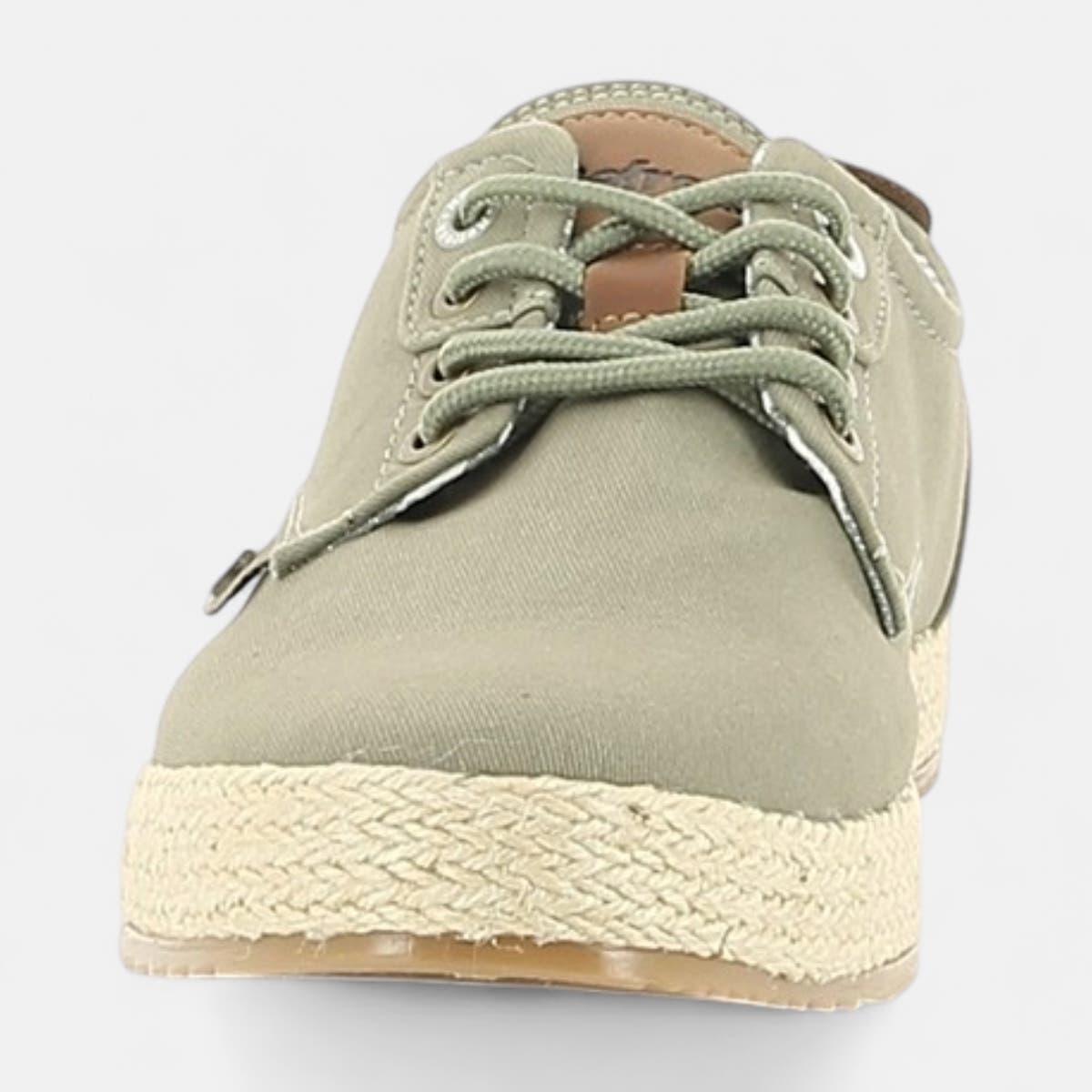 Baskets en toile Homme kaki