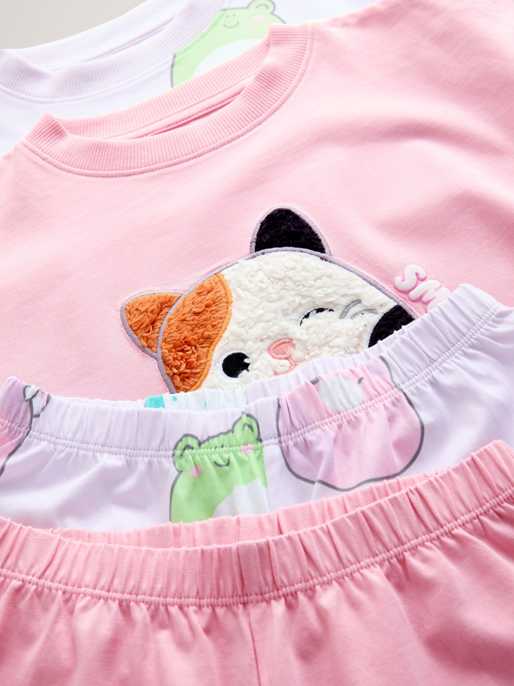 Roze/lila - Squishmallow pyjama's 2 stuks (5-14jaar)