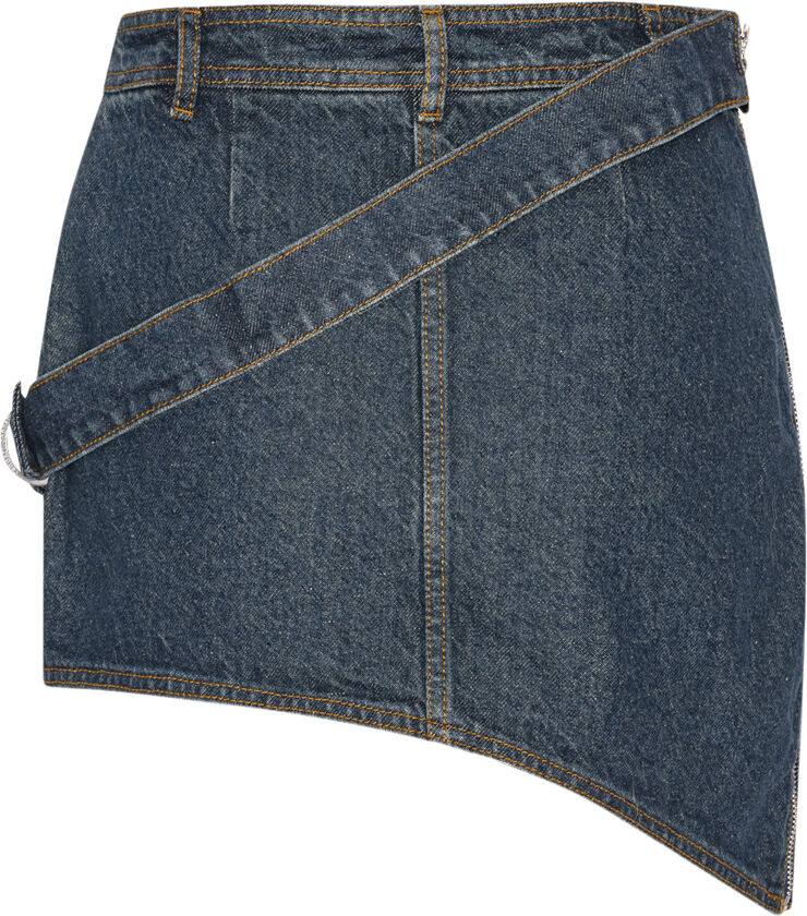 Cannari Concept Mini Skirt With D-Ring Peridot blue