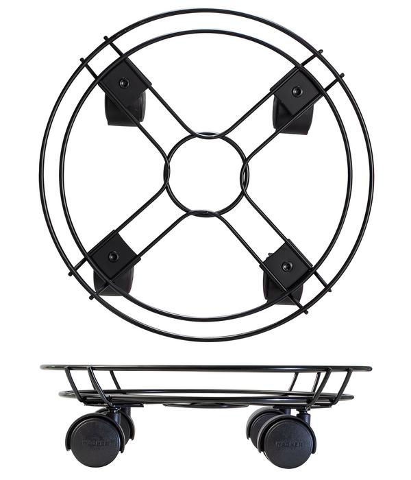 Wagner Pflanzenroller Draht, Ø 30 cm, schwarz
