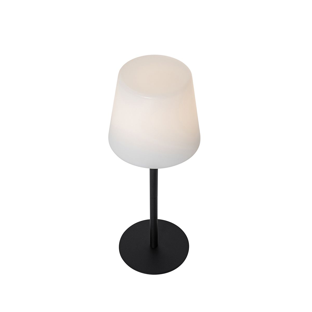 Set van 2 tafellampen zwart oplaadbaar 40 cm IP54 - Jude