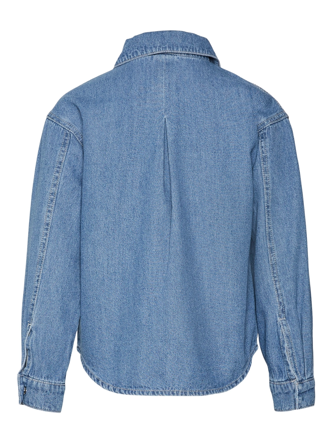 Langarm-Jeanshemd VMMAVISE in medium blue denim