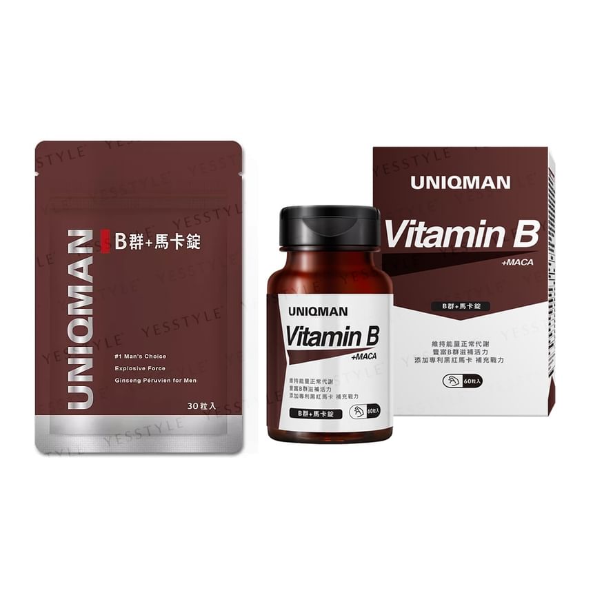 BHK's - Uniqman Vitamine B + Maca Tablet