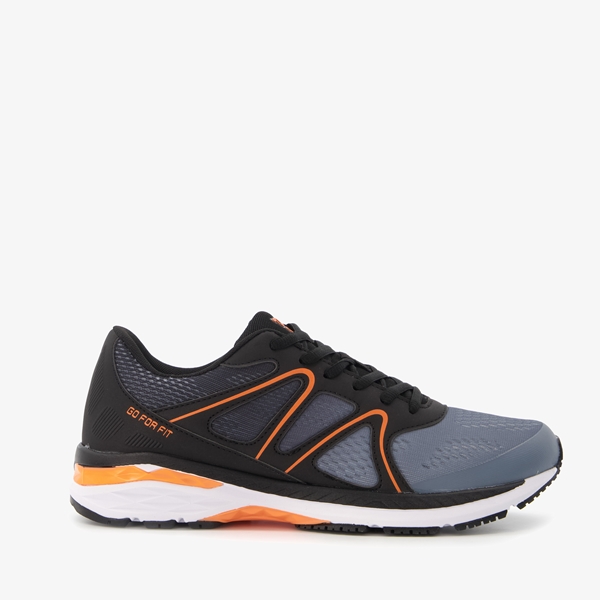Osaga heren hardloopschoenen grijs/oranje