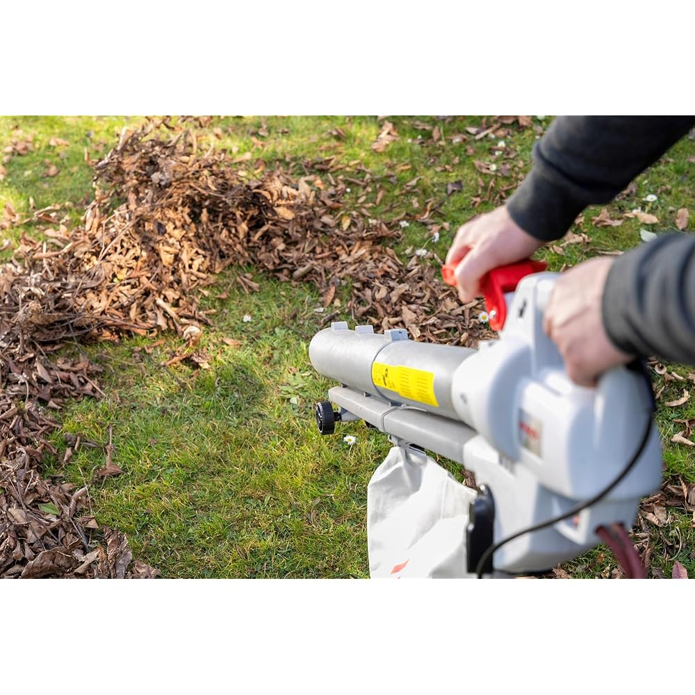 IKRA aspirateur-souffleur-broyeur électrique IBV 3000 3in1, Vitesse de soufflage 240 km/h, variateur de Vitesse : Jardin
