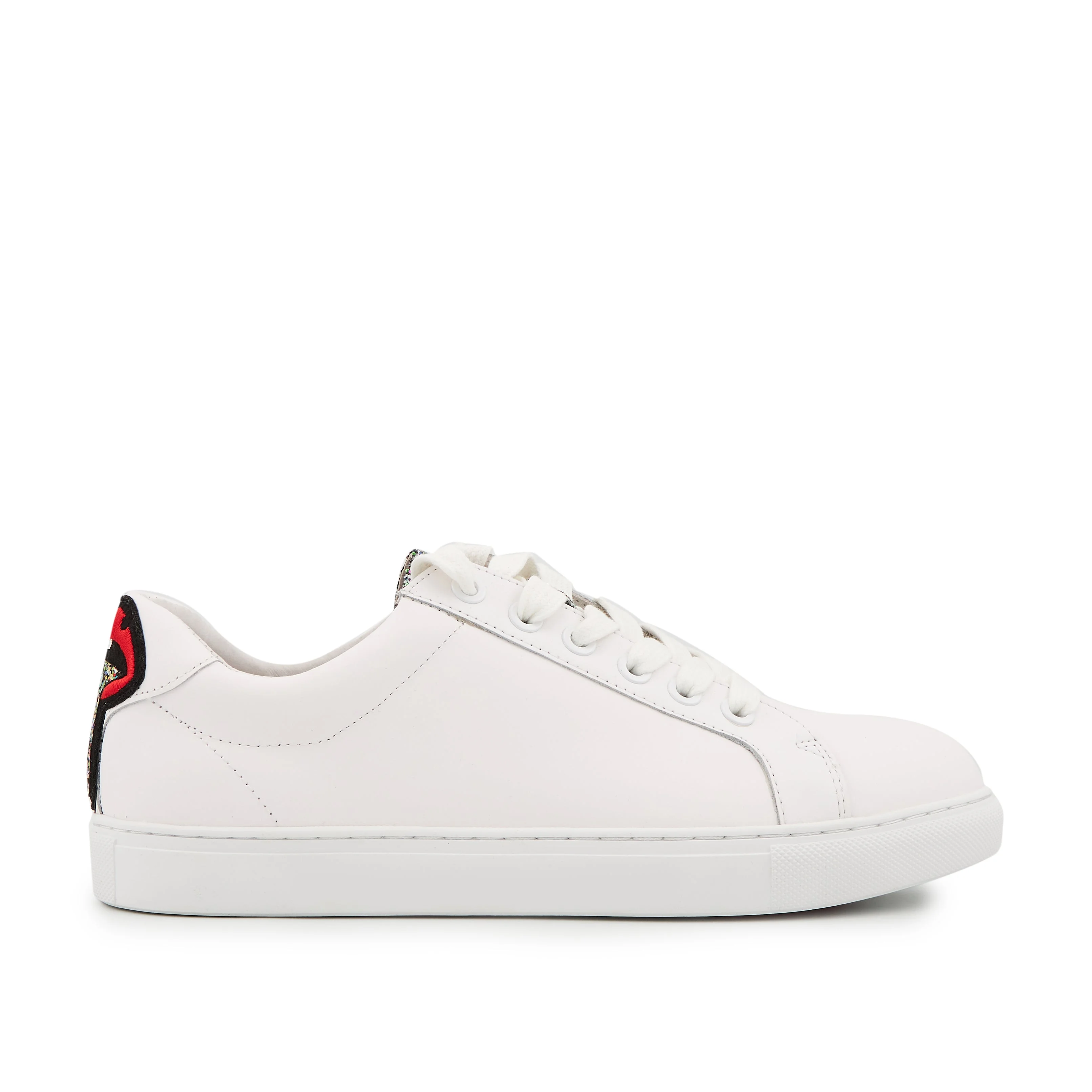 SIMONE TONGUE - Sneakers en cuir | Blanc