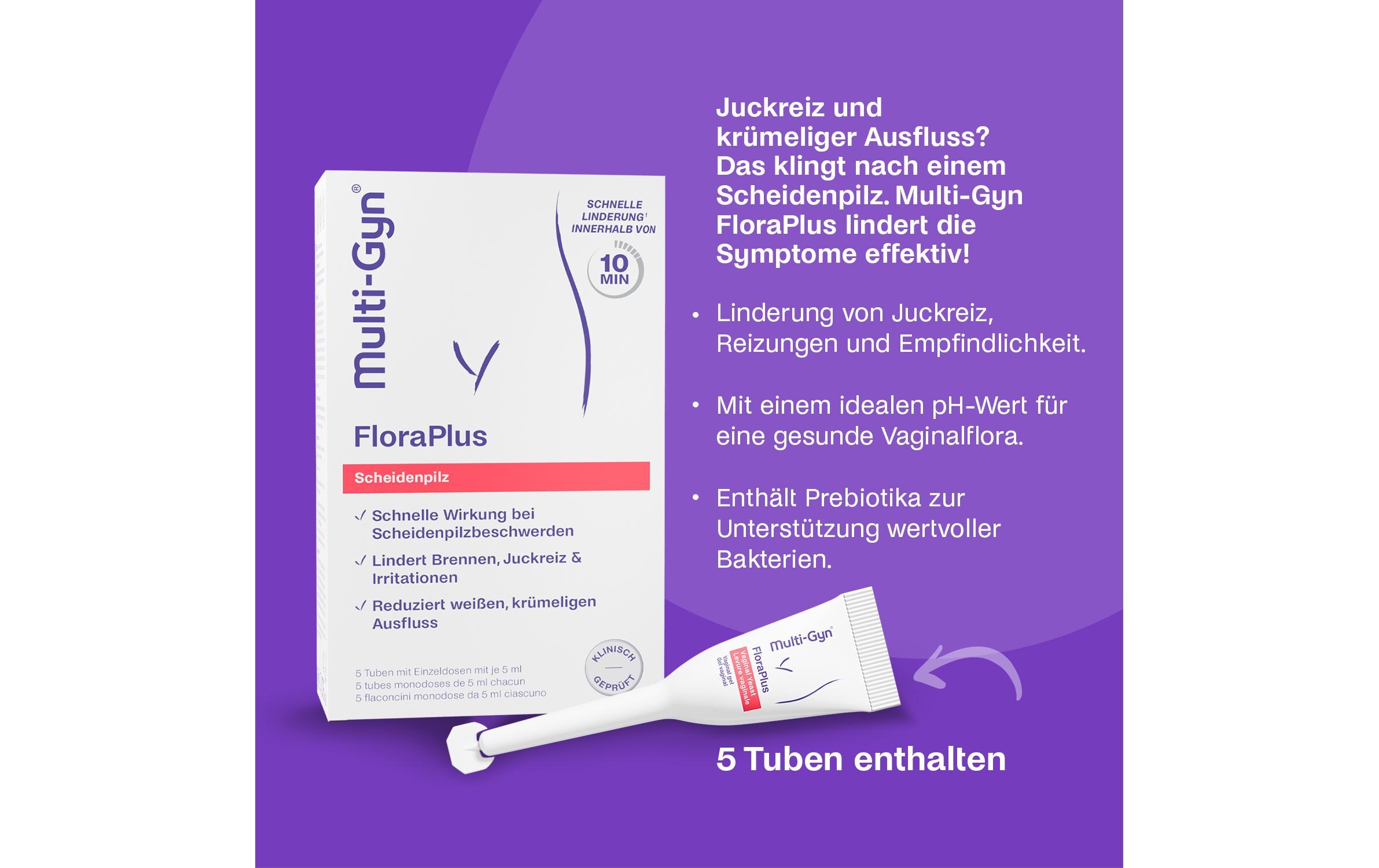 FloraPlus Vaginalgel 5 MonodosenVaginalgel
