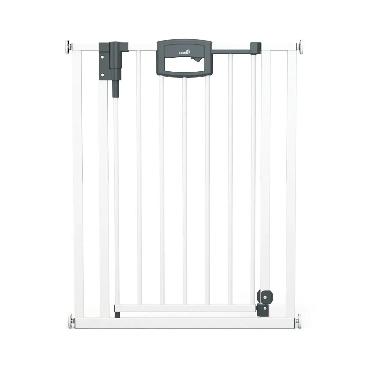 Geuther Baby Products GmbH Geuther by reer Türschutzgitter 4791 Easylock Plus 68 - 76 cm Metall Weiß