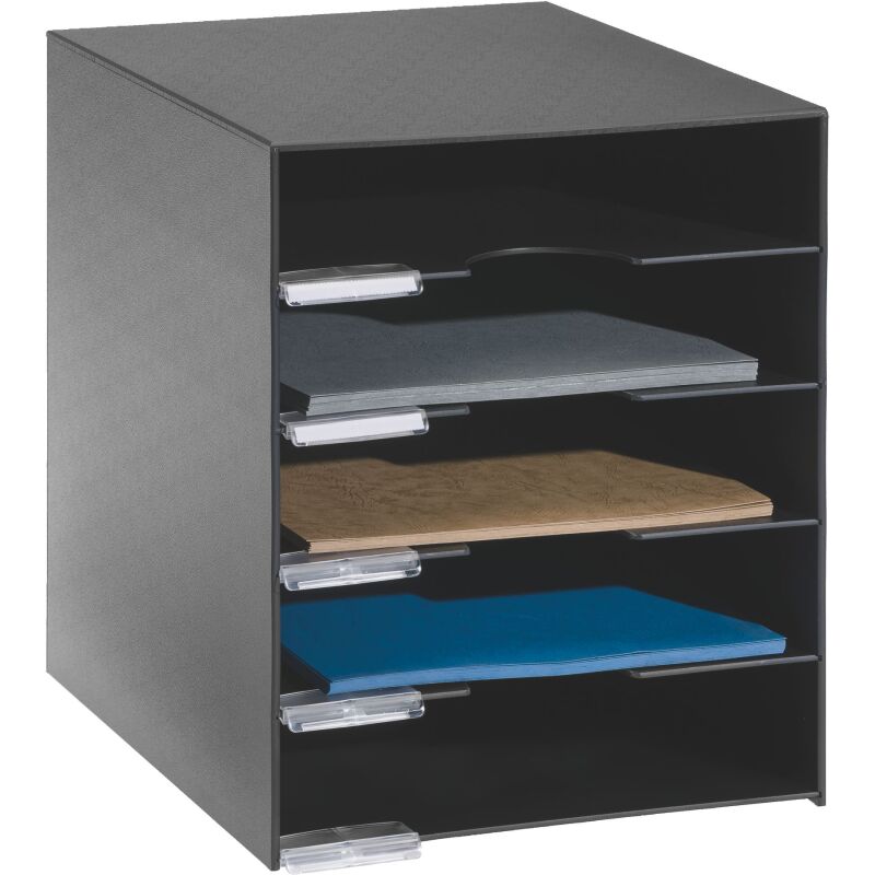 Trieur 5 cases noir