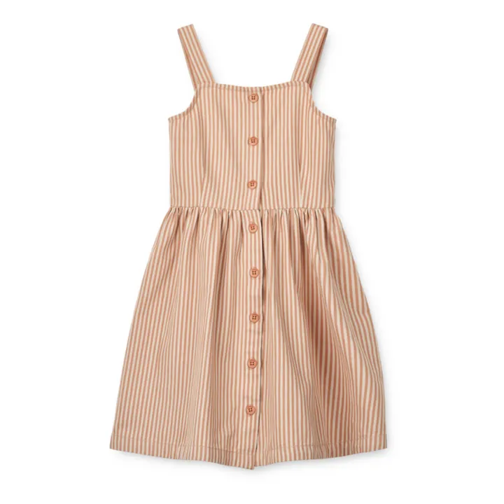 Liewood Robe Zia Rayée | Abricot