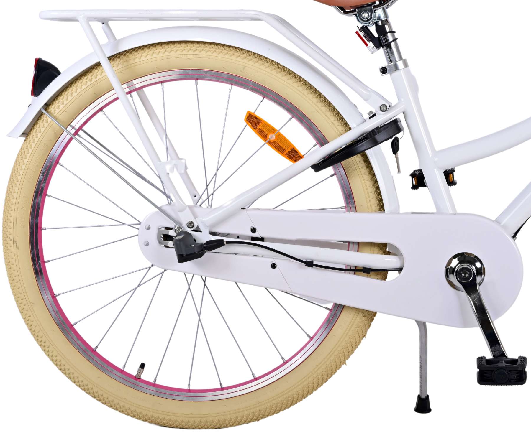 TPFSports Excellent Kinderfahrrad - Mädchen - 24 Zoll - 3 Gänge - Rücktritt + Handbremse - Schwarz