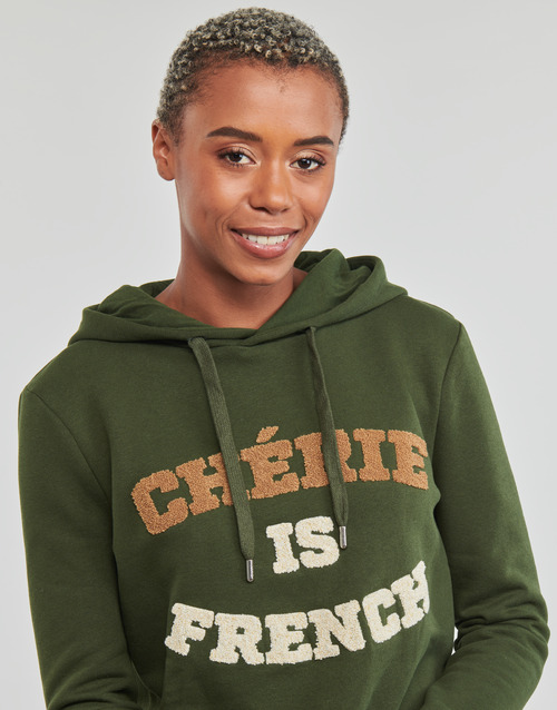 Only - ONLJENNI L/S FENCH HOOD CS SWT - Kaki