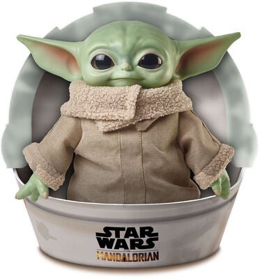 Star Wars Barn Basic Plysj- Baby Yoda, 28cm