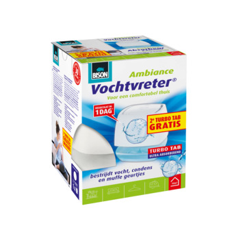 Bison vochtvreter ambiance turbo tab 100 g (2e gratis)