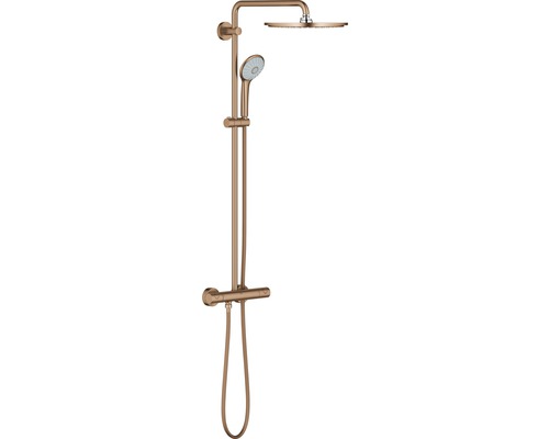Douchekolom incl. thermostaat GROHE Euphoria System 310 warm sunset geborsteld 26075DL0