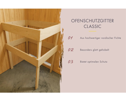 Karibu Arvika modulaire sauna zonder oven en dakkroon, met gebronsde volledig glazen deur