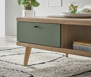Couchtisch ALVA 107x67 cm Evoke Eiche teilmassiv