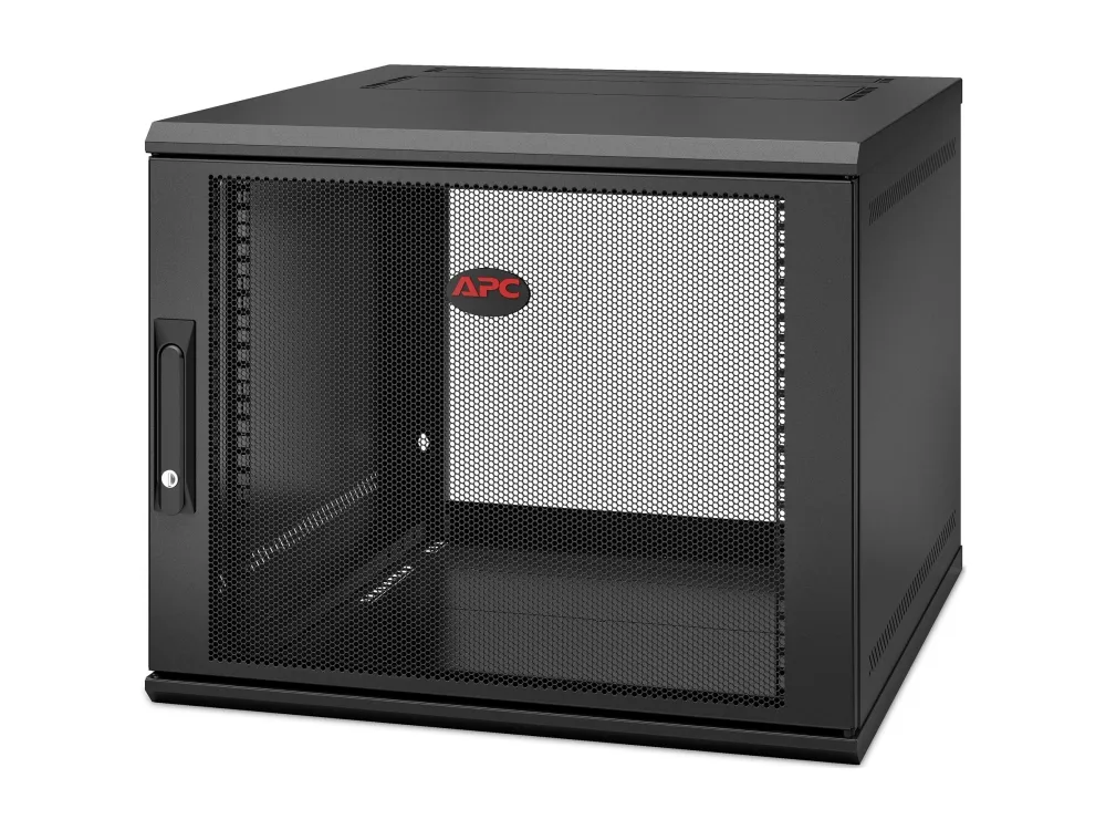 APC NetShelter WX AR109SH6 - Kabinet - vægmonterbar - sort - 9U - 19