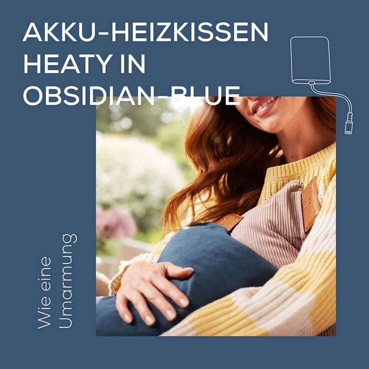 Beurer HK77 Heaty Akku-Heizkissen obsidian-blue, 1 St
