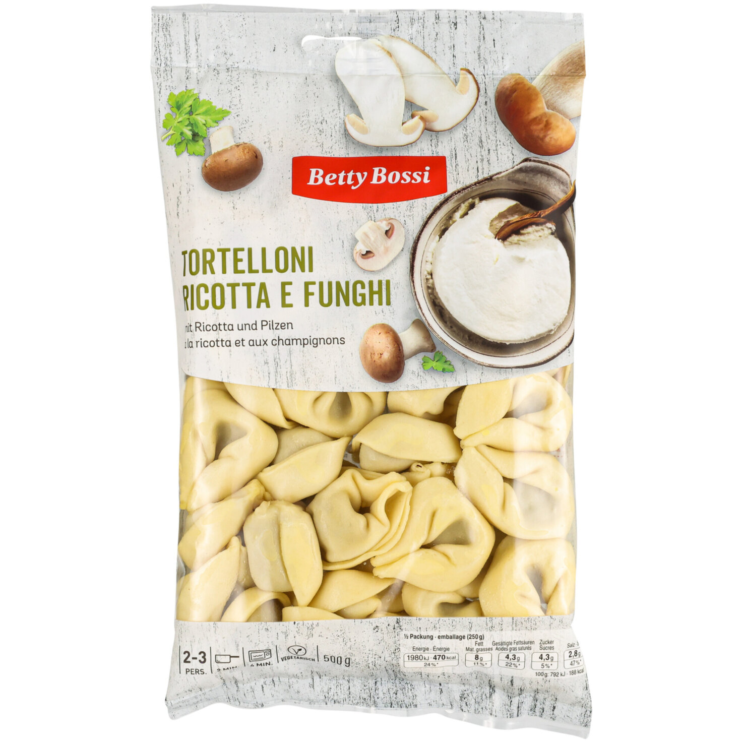 Betty Bossi Tortelloni Funghi