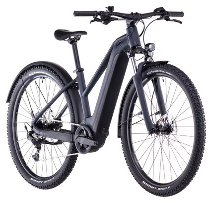 VTT Électrique Semi-Rigide Cube Reaction Hybrid Performance 500 Allroad Trapeze Shimano Cues 9V 500 Wh 29'' Noir Night 2025