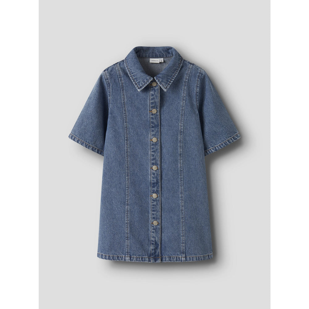 Køb Name It Medium Blue Denim Nkfgianna 2/4 Dnm Kjole 2221-Iz D