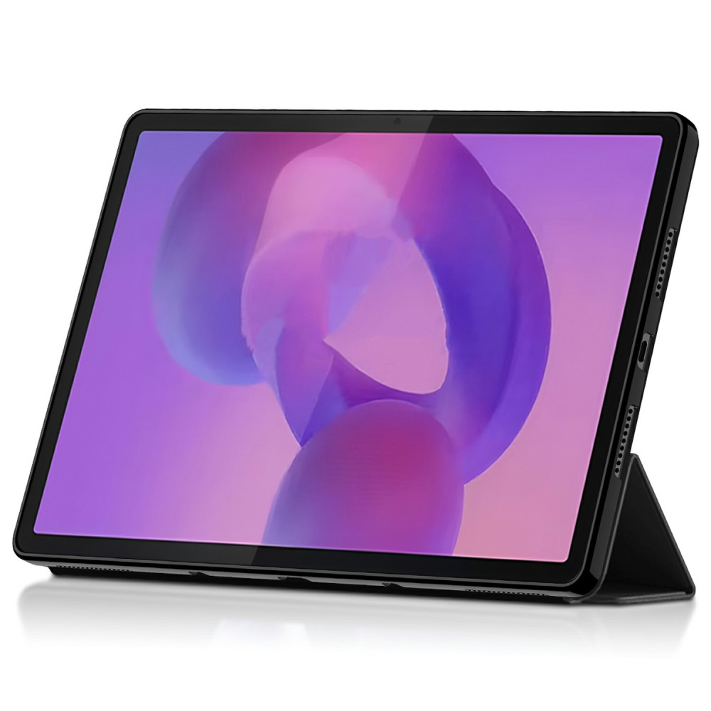 Lenovo Idea Tab Pro Leder Tasche Smart Cover Hülle - Schwarz