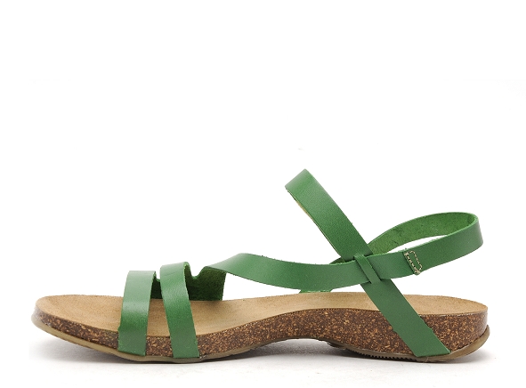 Spike nu pieds plats femme 143 vert