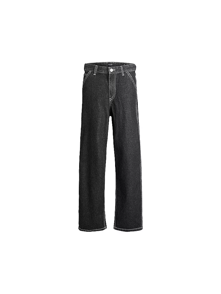 JACK & JONES Jungen Jeans Baggy Fit JJIALEX schwarz