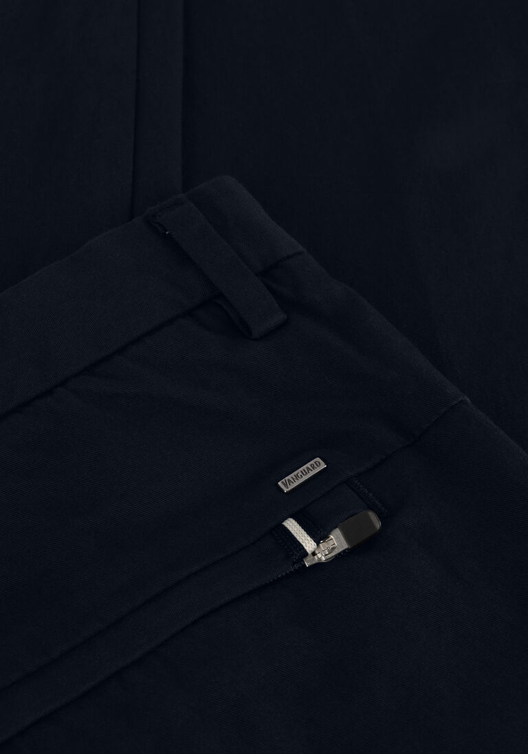 VANGUARD donkerblauwe vanguard chino v12 chino 4-way stretch twill