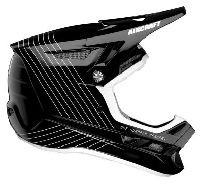 Casque Intégral 100% Aircraft Composite Silo Noir